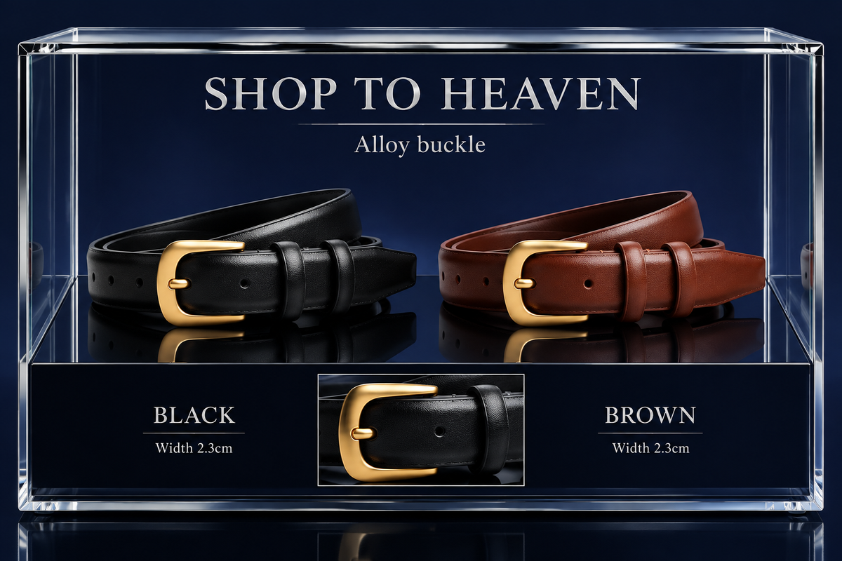 Women’s Classic Everyday Belt — Black & Brown