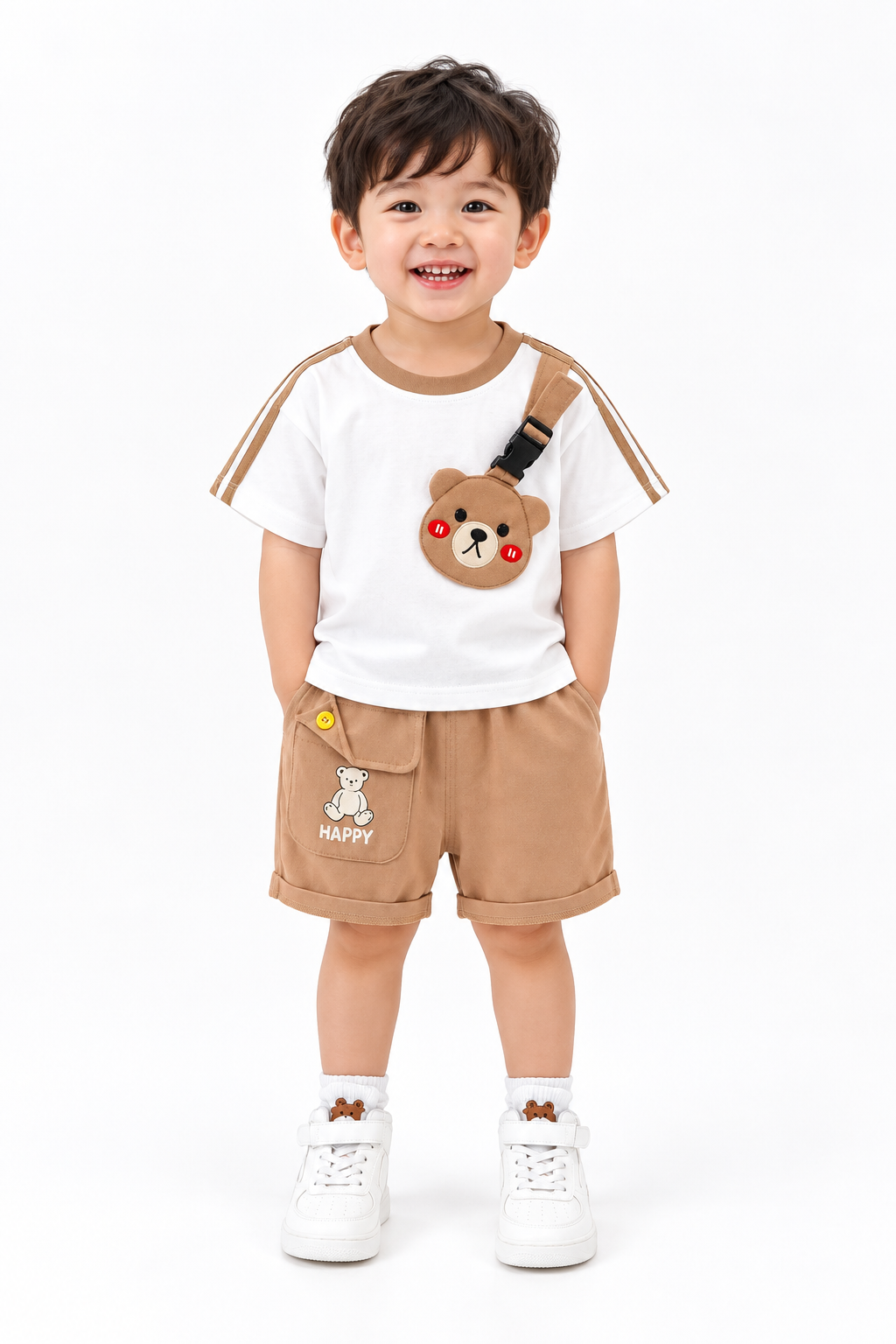 Cotton Animal Set White Bear Cover