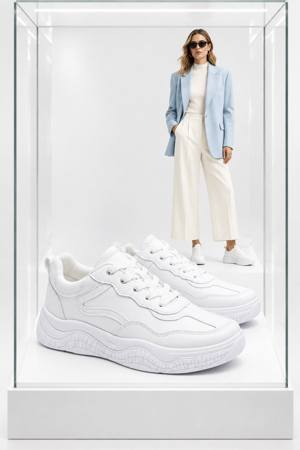 Curved-Panel Sneakers Cover