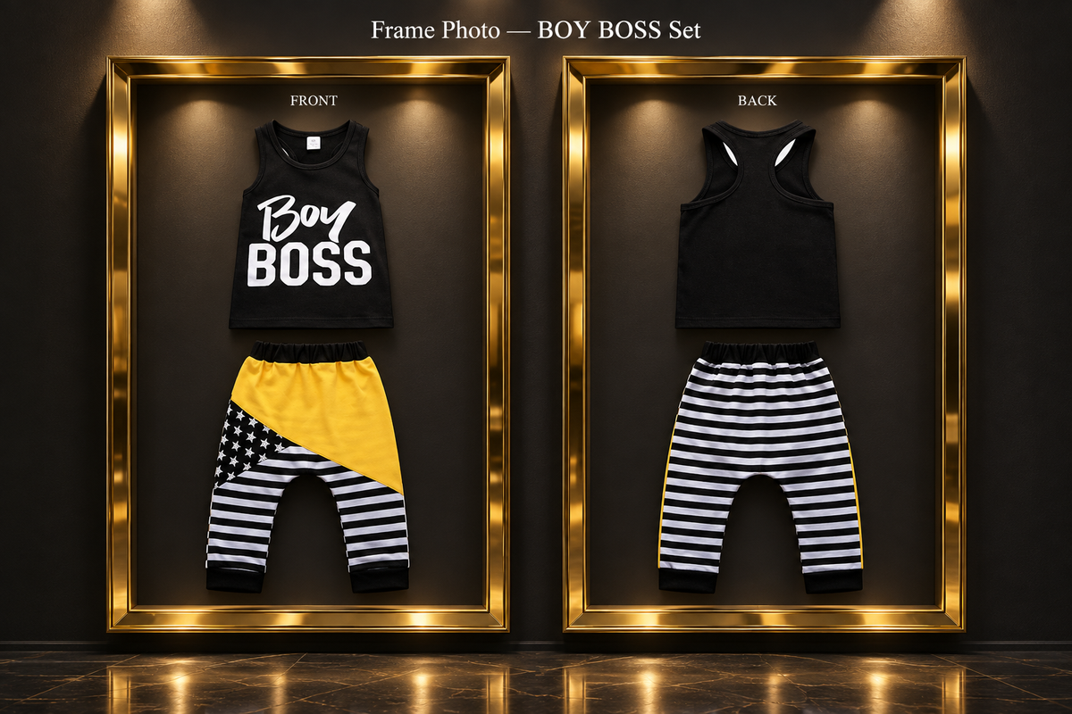 Gold gallery front-and-back display