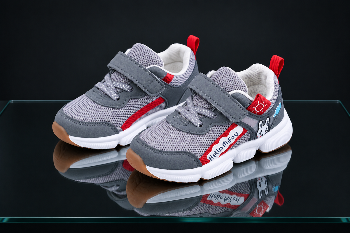 Kids Mesh Sneakers Grey