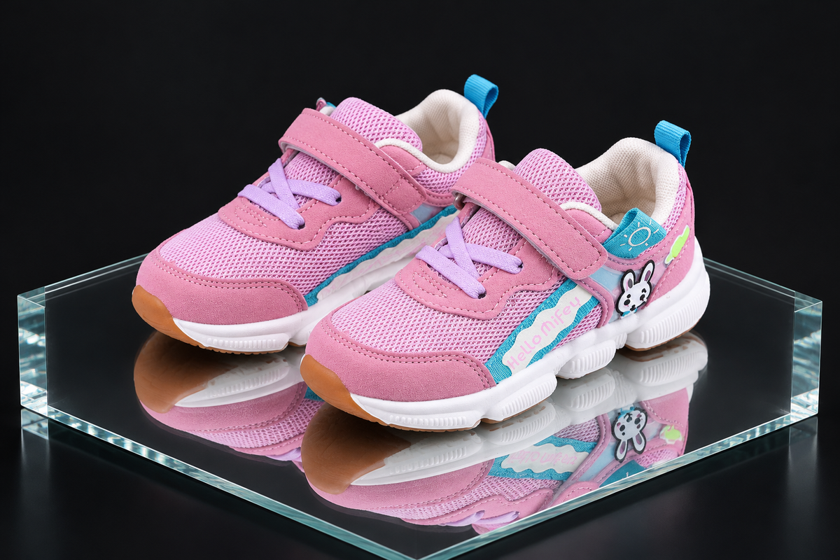 Kids Mesh Sneakers Pink