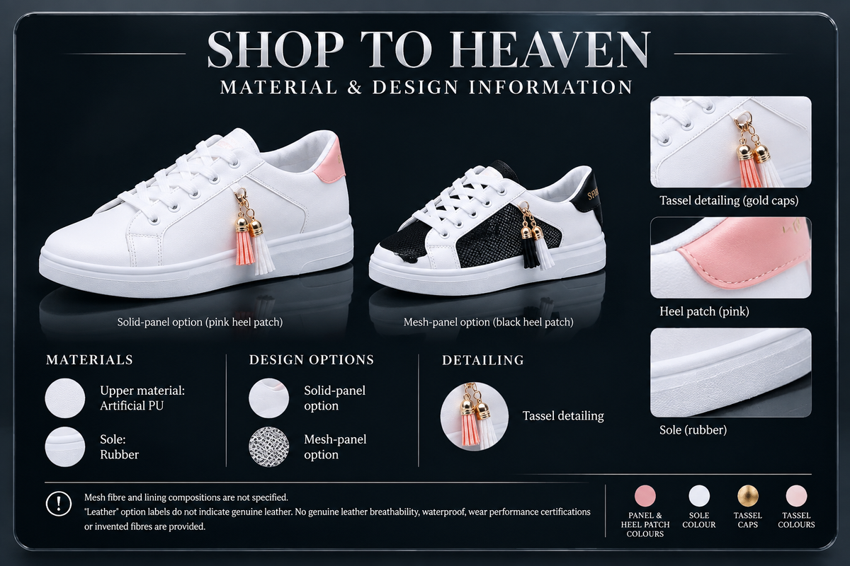 Tassel Sneakers Material Information