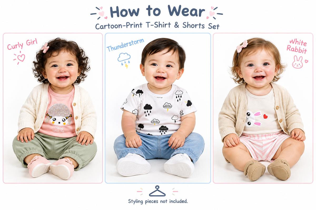 Three additional styling looks