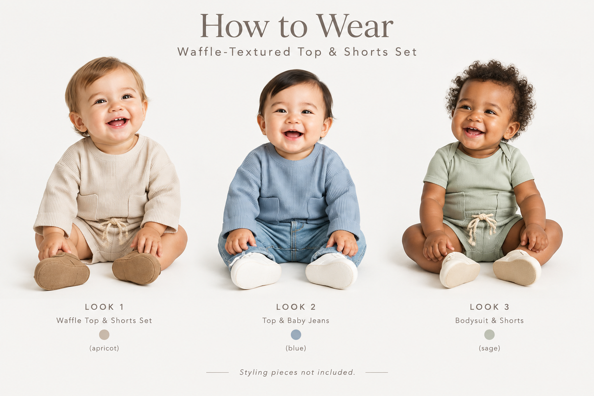 Three apricot styling looks