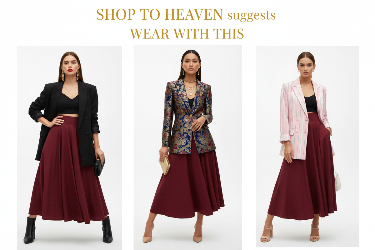 WEAR WITH THIS 2 – Wine Red