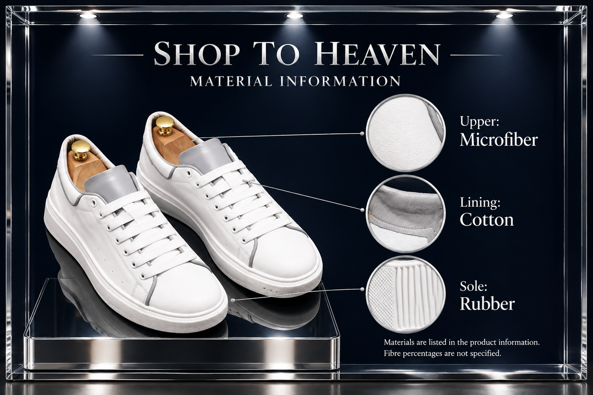 White Sneakers Material Information