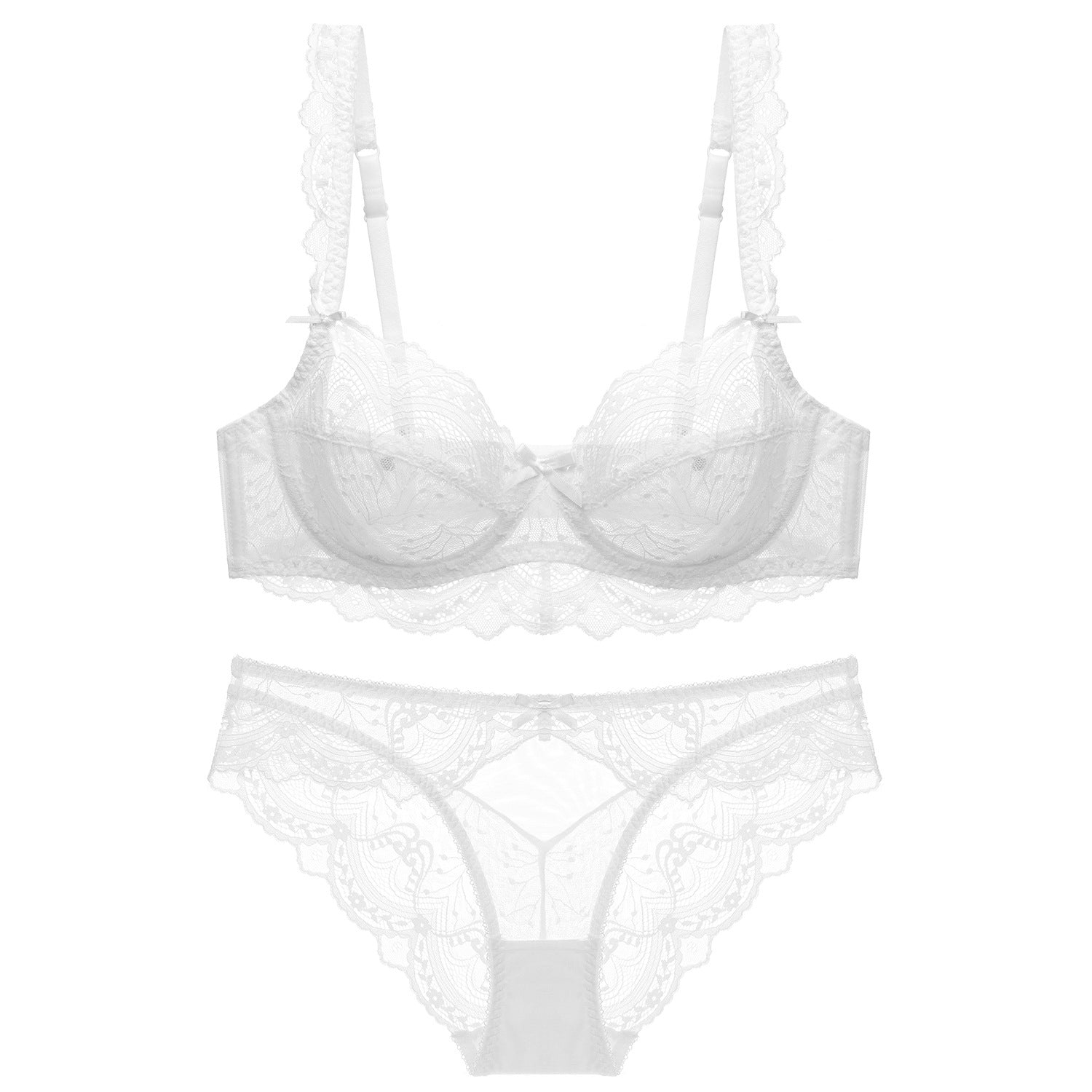 Ultra-Light Lace Bra Set — Floral Lace Lingerie