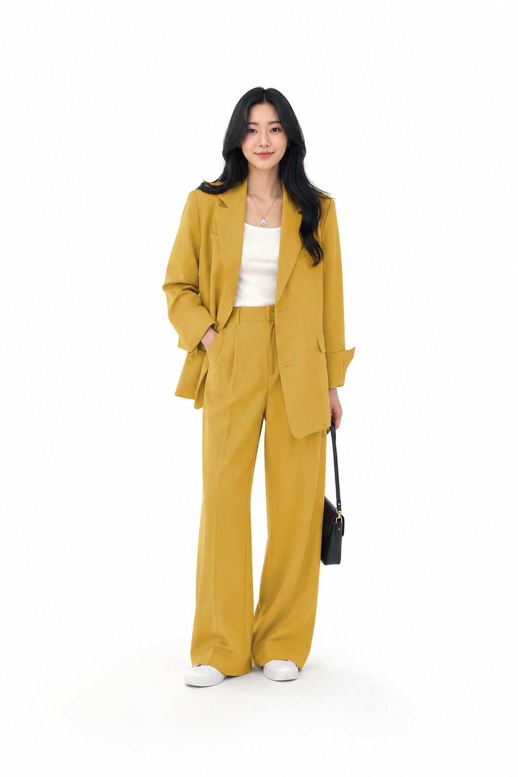 Loose-Fit Korean Blazer