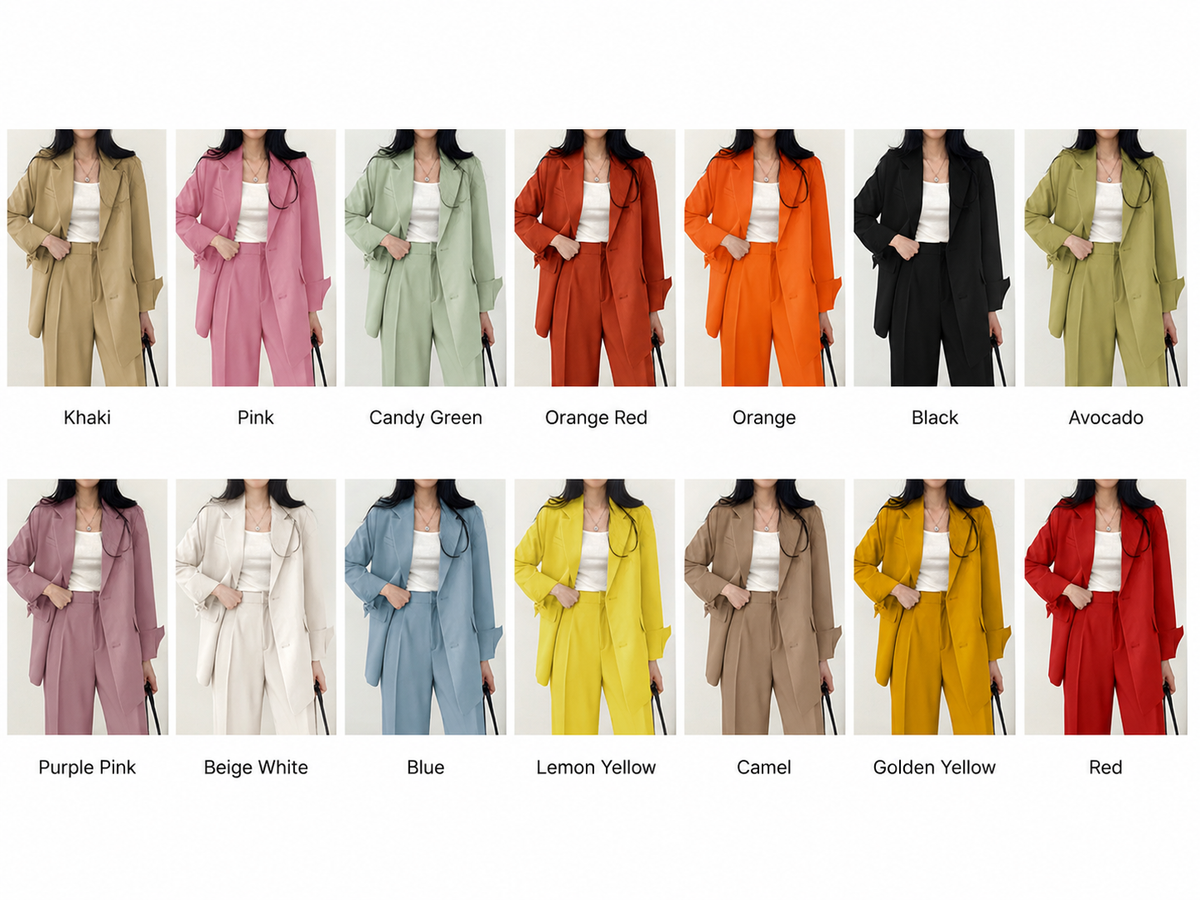 Loose-Fit Korean Blazer