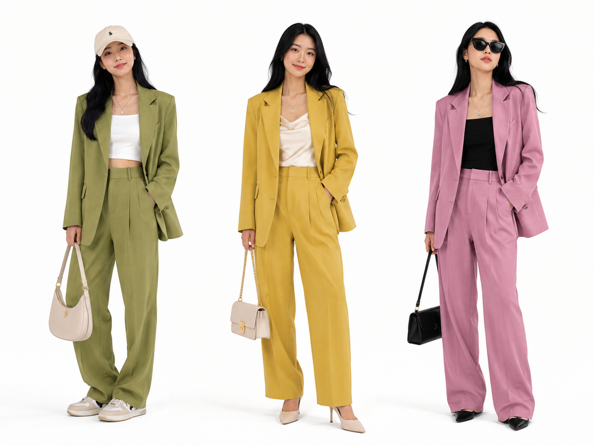 Loose-Fit Korean Blazer