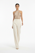 Pleated Halter Summer Top