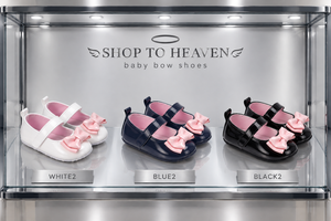 Baby Shoes Bow Colours