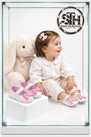Baby Shoes Bow Cover