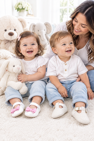Baby Shoes Family Editorial