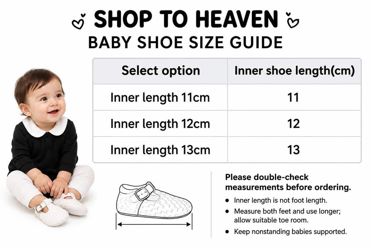 Baby Shoes Size Guide