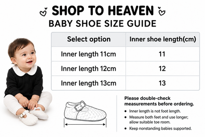 Baby Shoes Size Guide