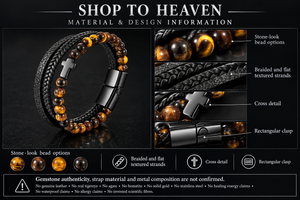 Beaded Cross Bracelet Materials