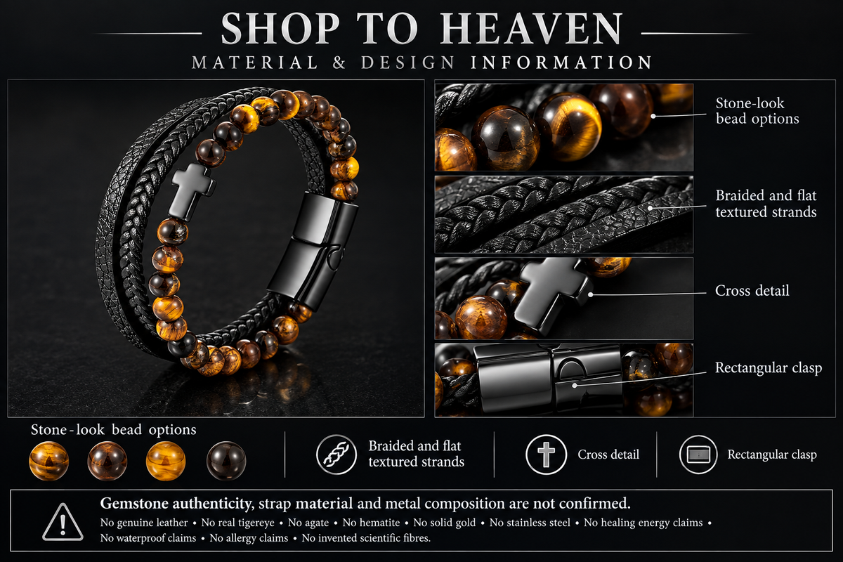 Beaded Cross Bracelet Materials