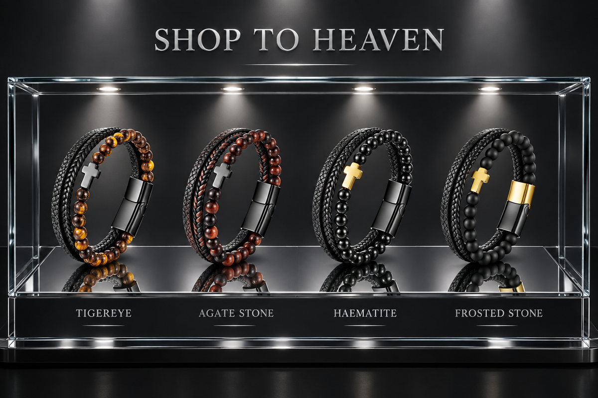 Beaded Cross Bracelet Options 1