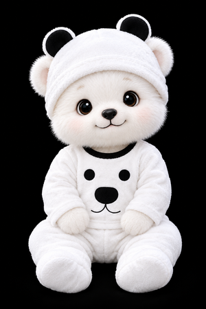 Bear Flannel Bear Black