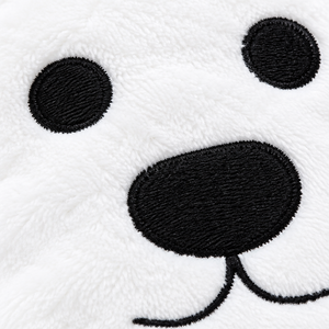 Bear Flannel Detail Print