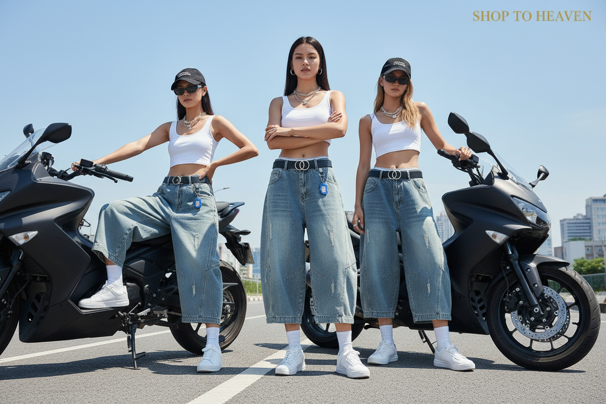 Bike Squad – Barrel Jeans