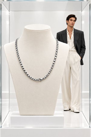 Box Chain Necklace Cover