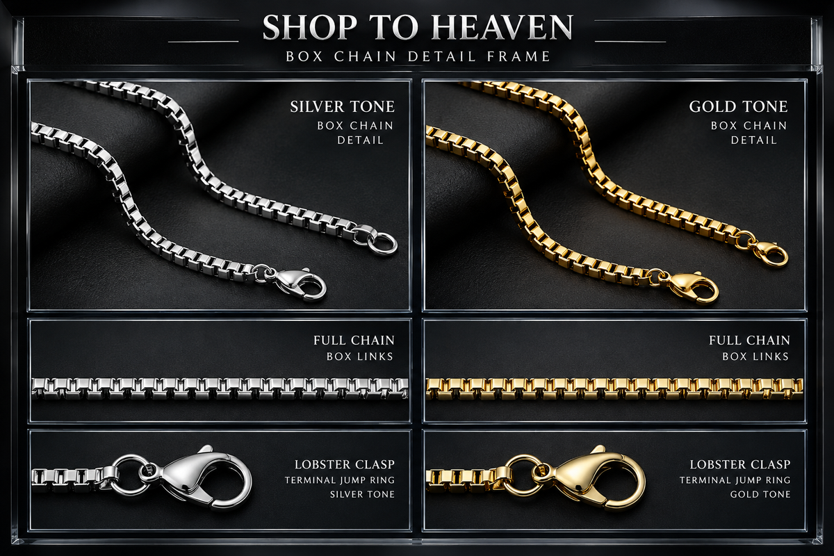 Box Chain Necklace Frame