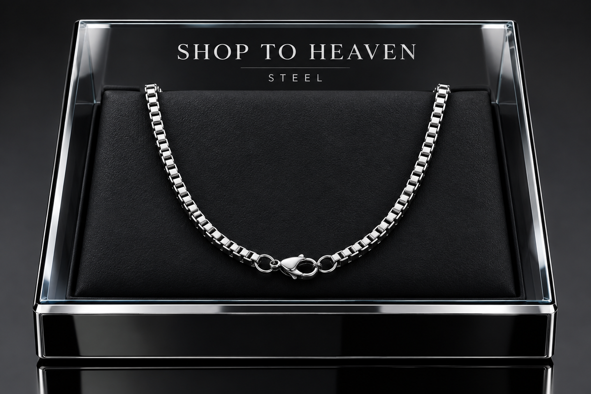 Box Chain Necklace Steel
