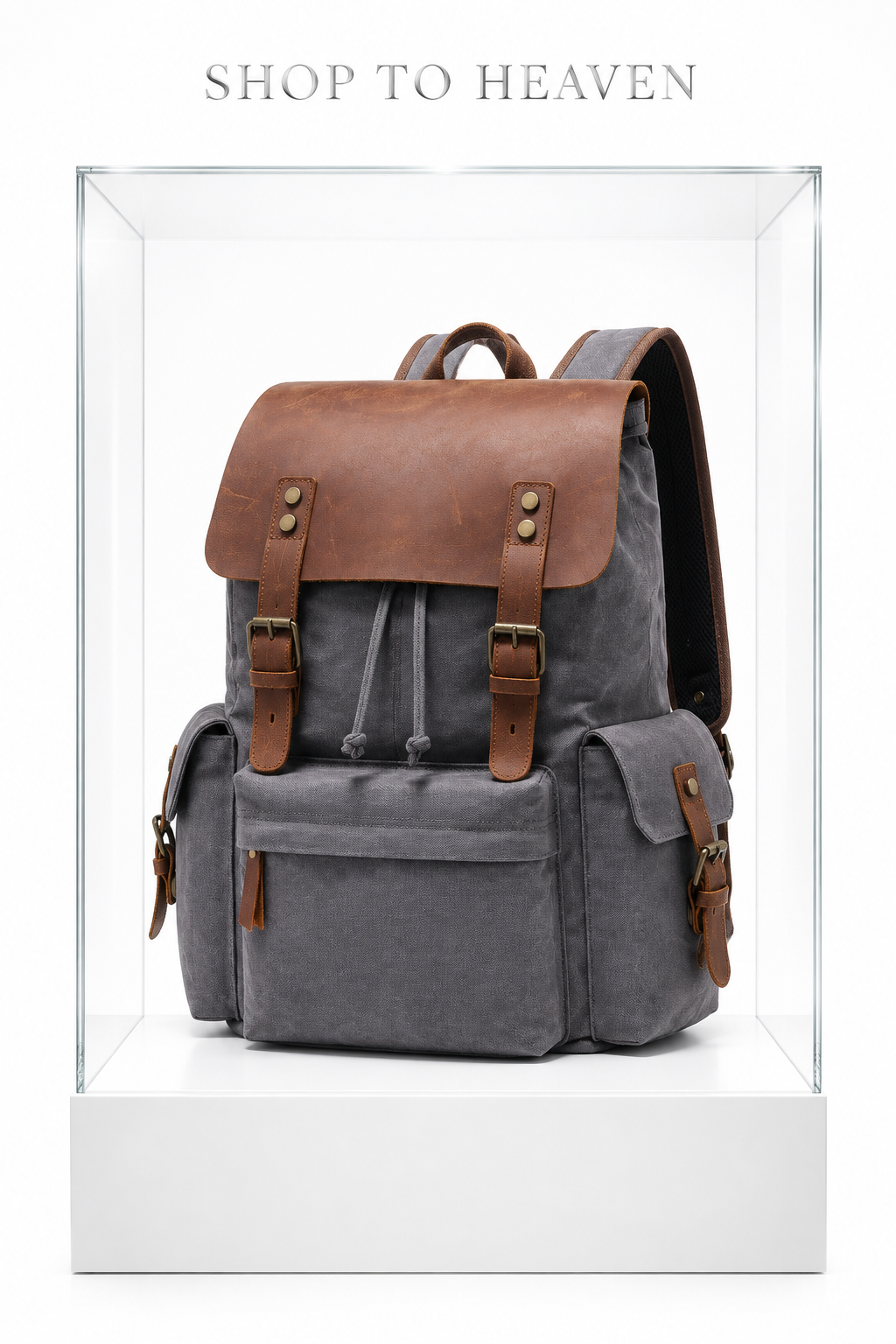 Canvas Backpack Product-Only Cover