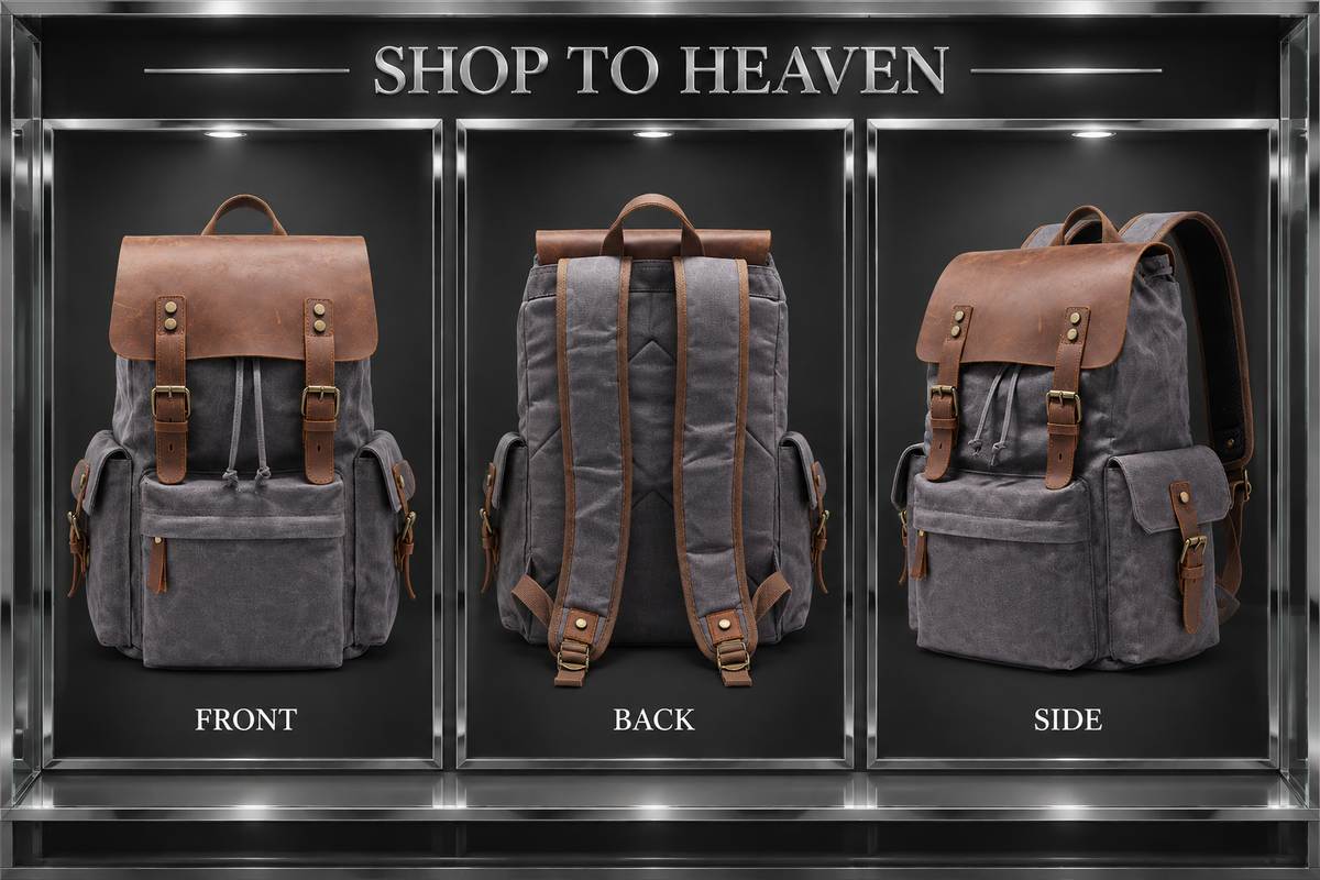 Canvas Backpack View Frame