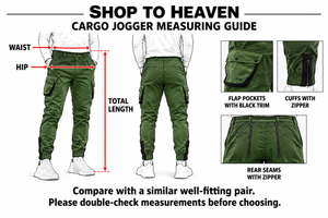 Cargo Joggers Measuring Guide