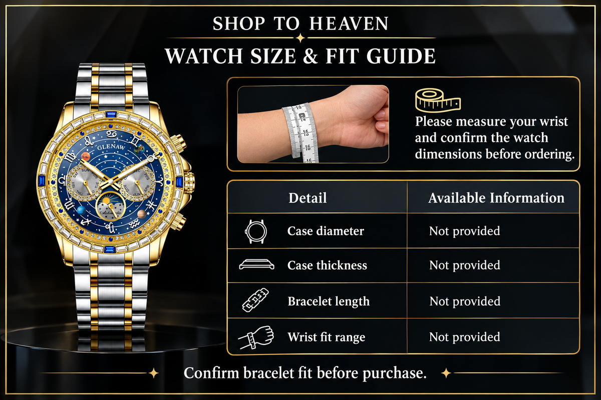 Celestial Watch Fit Guide