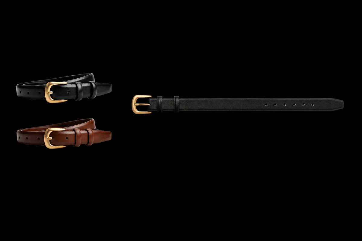 Women’s Classic Everyday Belt — Black & Brown