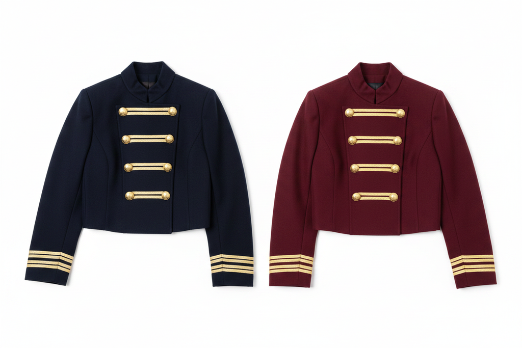 Colour Grid – Navy Military Blazer