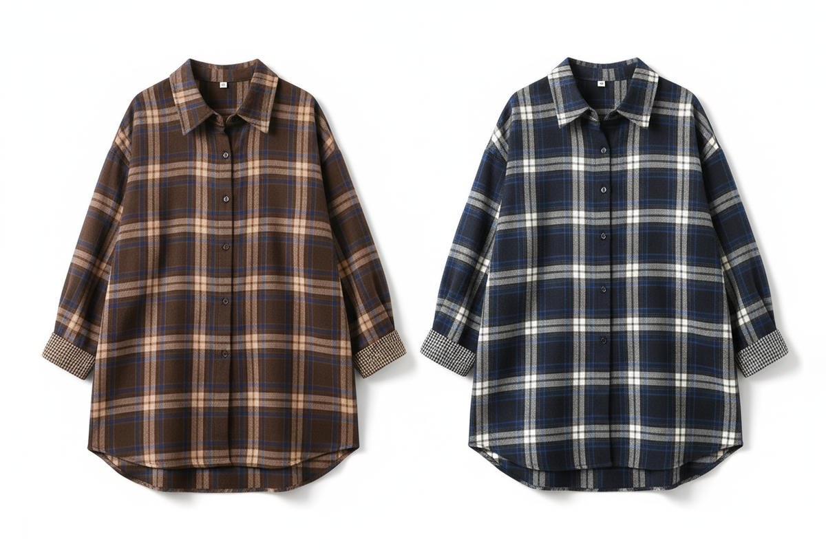 Colour Grid – Plaid Flannel Shirt