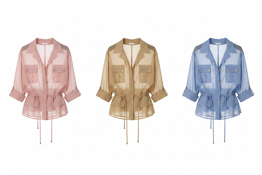Colour Grid – Utility Blouse