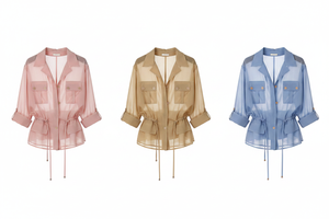 Colour Grid – Utility Blouse