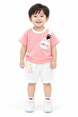 Cotton Animal Set Pink Bunny Cover