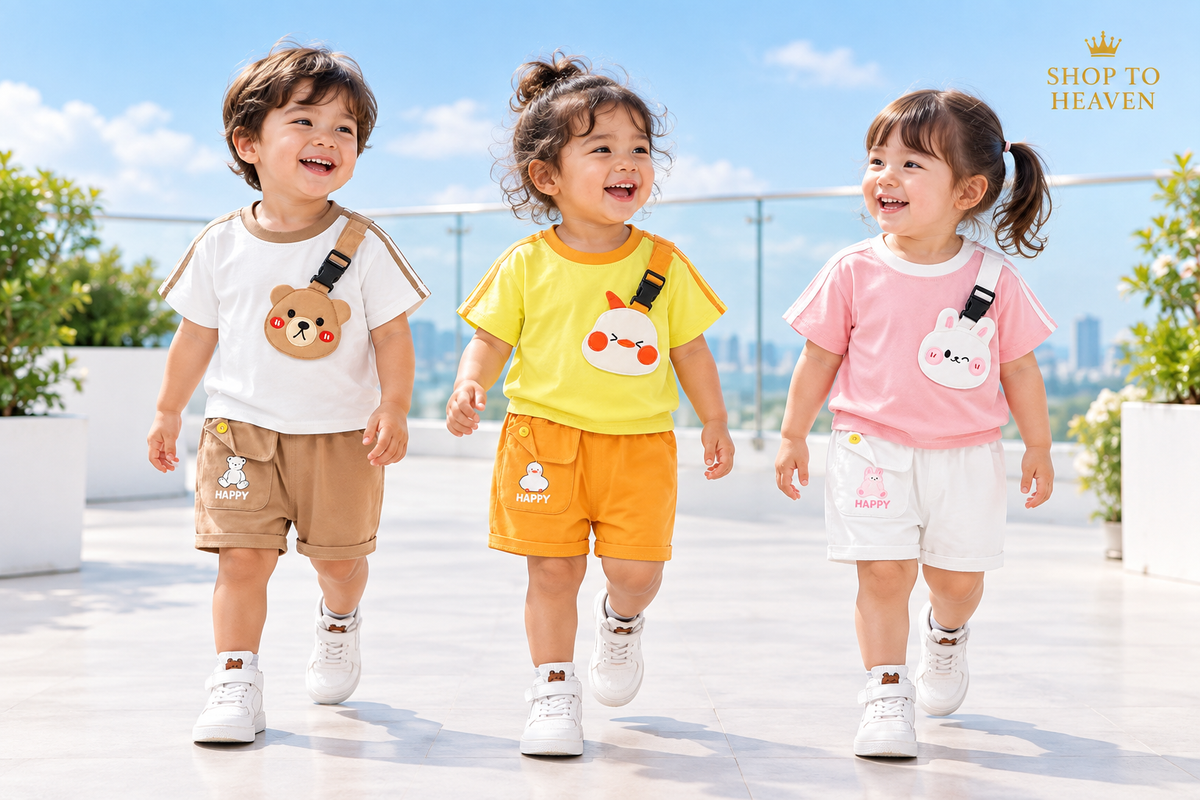 Cotton Animal Set Rooftop Editorial
