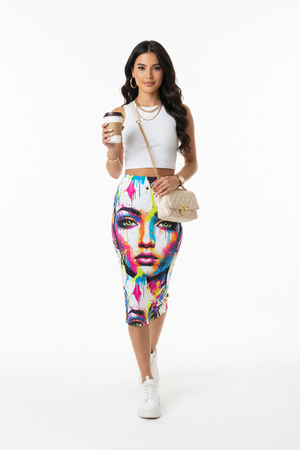 Cover – Graffiti Pencil Skirt