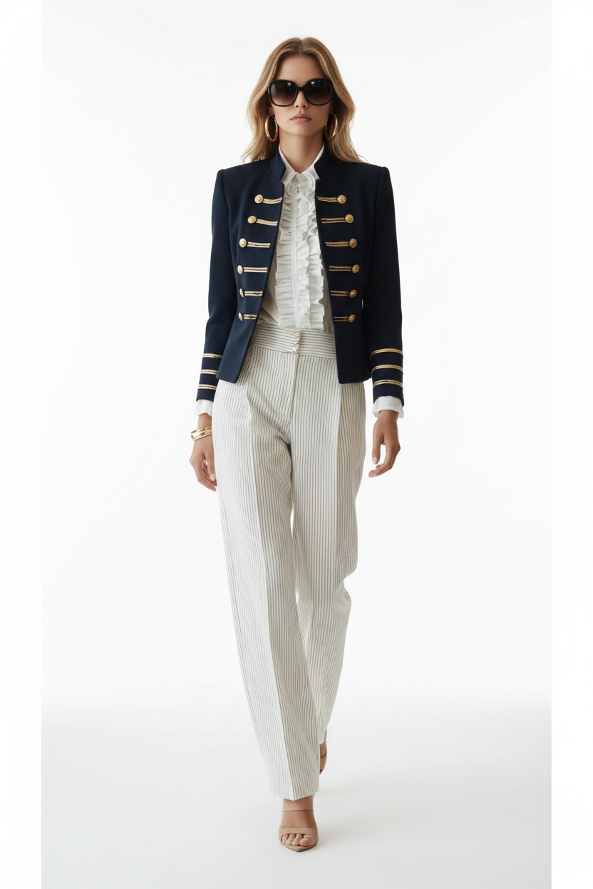 Cover – Navy Military Blazer