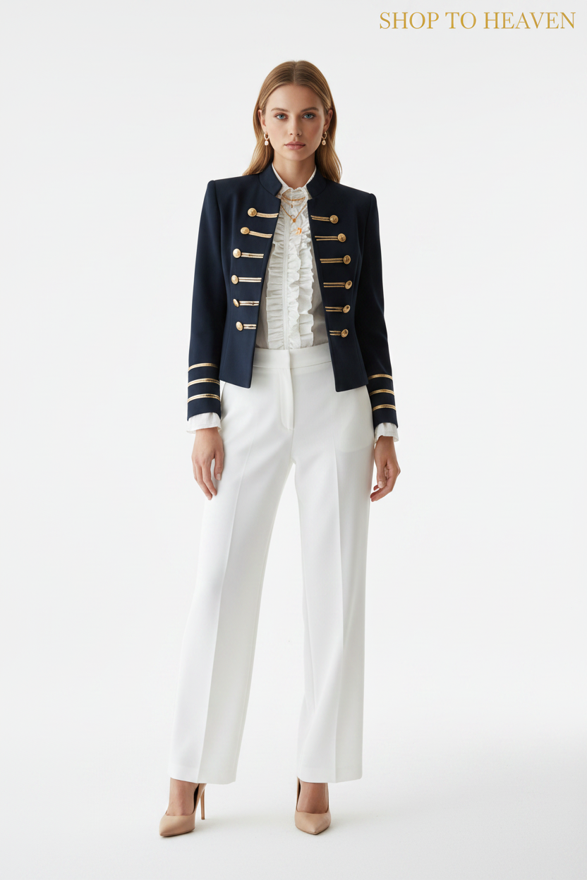Cover – Navy Military Blazer