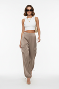 Cover – Satin Cargo Pants