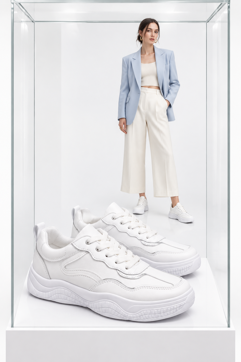 Curved-Panel Sneakers Cover Retry