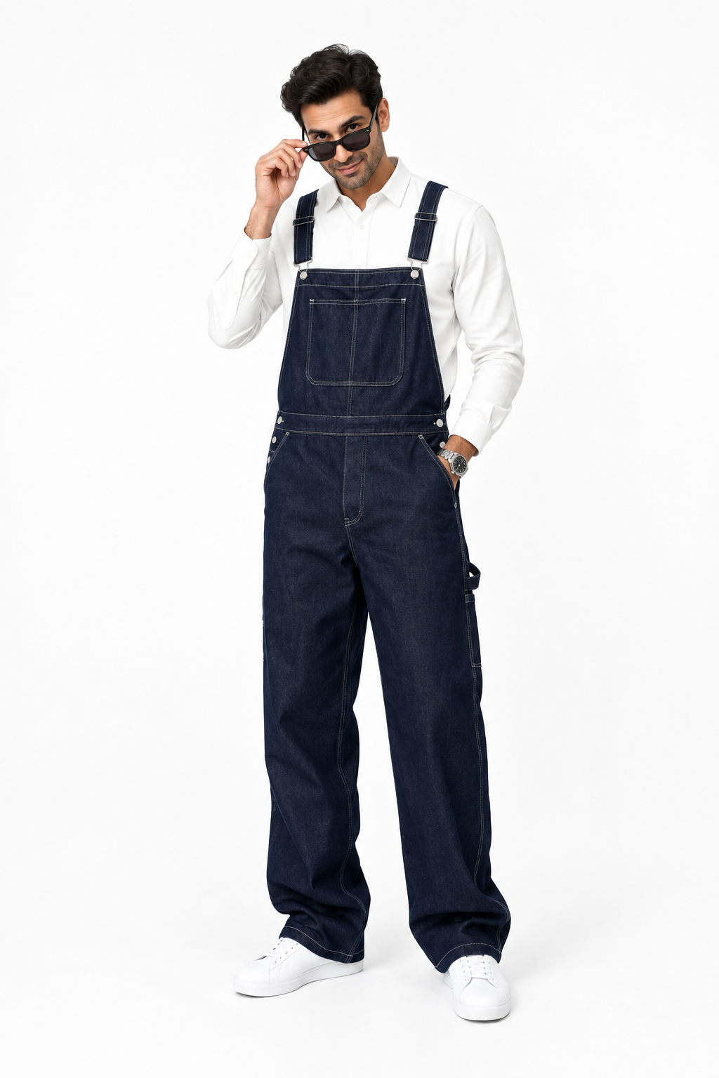 Dark Indigo Overalls Cover