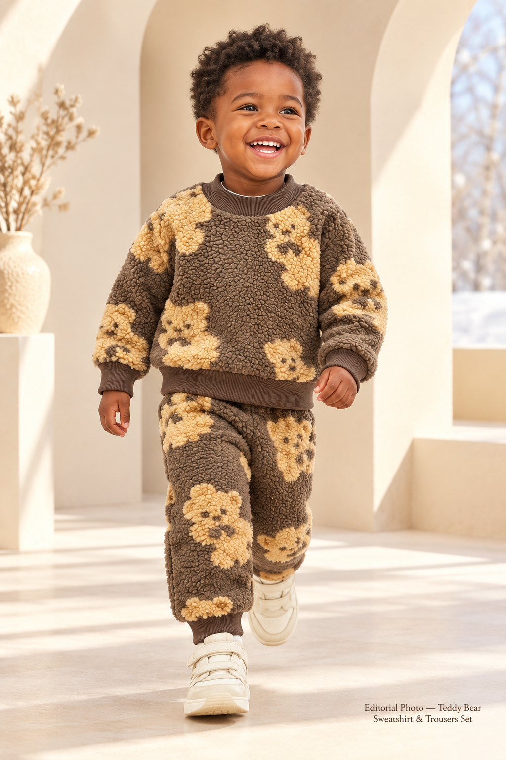 Editorial Photo — Brown Teddy Bear Set