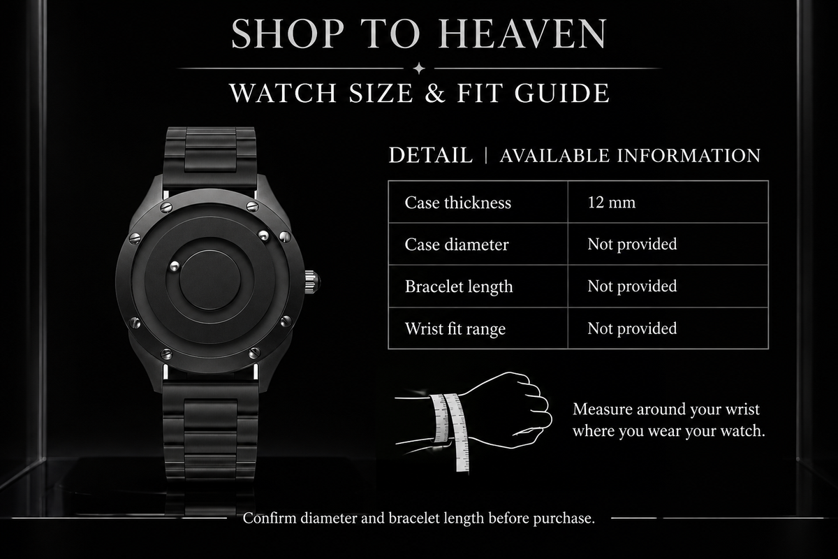 EUTOUR Watch Size and Fit Guide