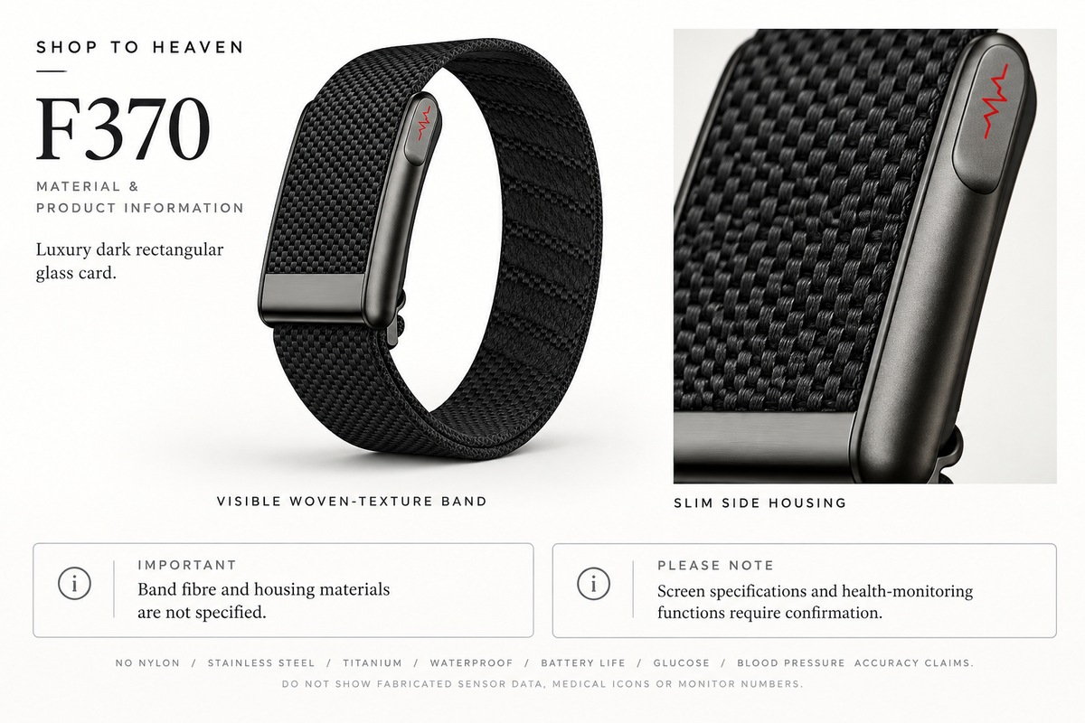 F370 Wristband Material Information